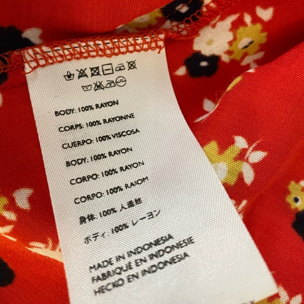 FAITHFULL THE BRAND Celeste Wrap Skirt in Red Jasmine Floral (15) - Picture 5 of 7